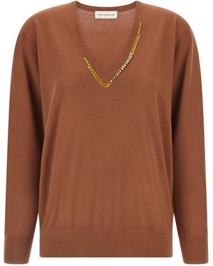 Dries Van Noten 'tuomas' Jumper - Brown