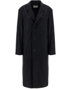 Lemaire Coat 'Soft Chesterfield' - Black