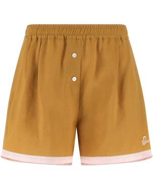 Marni Linen Shorts - Natural