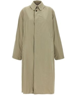 Maison Margiela Single-Breasted Trench Coat - Natural