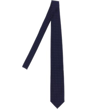 Tom Ford Micro Polka Dot Tie - Blue