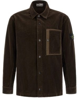 Stone Island '1200016' Overshirt - Black