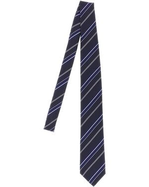 Tom Ford Diagonal Striped Tie - Blue