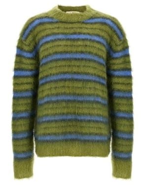 Marni Maglione Righe - Verde