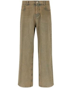 Amiri Wide Leg Jeans - Natural