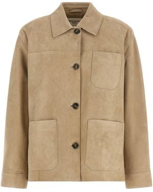 Weekend by Maxmara 'ghiera' Leather Jacket - Natural