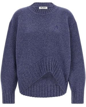 The Attico Maglione Orlo Asimmetrico - Blu