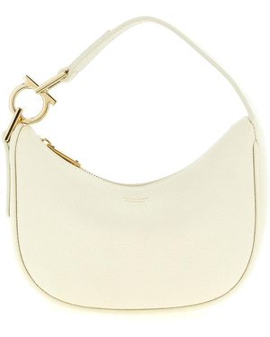 Ferragamo 'gancini' Handbag - White