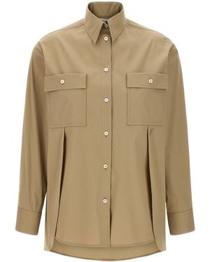 Ferragamo 'Pannelli' Hemd - Natur