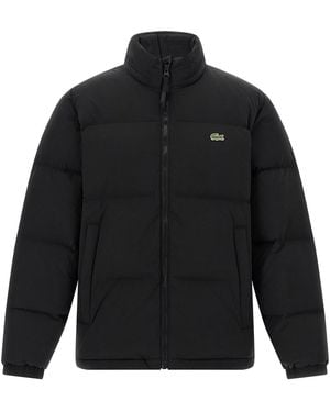 Lacoste Logo Down Jacket - Black