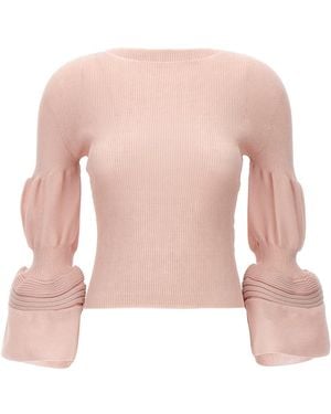 Issey Miyake 'assemblage Branch' Top - Pink
