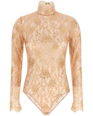 Valentino Garavani Body Aus Lurex Und Spitze - Weiß