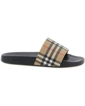 Burberry 'new Furley' Slides - Multicolour