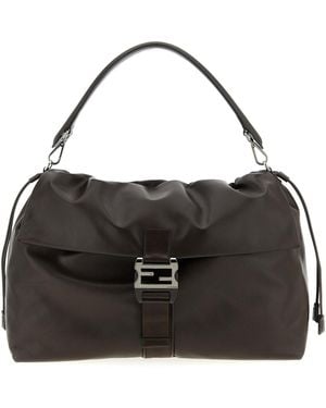 Fendi Borsa A Spalla 'Mamma Baguette Vit. Malibu' - Nero
