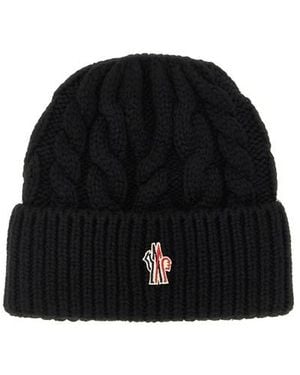 Moncler Berretto Patch Logo - Nero