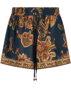 Zimmermann 'aster' Shorts - Multicolour