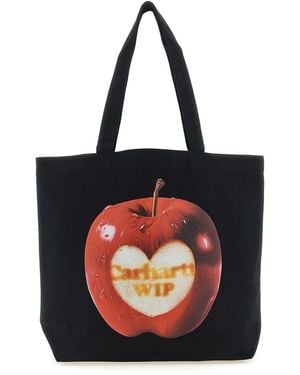 Carhartt 'canvas Graphic Tote' Shopping Bag - Black
