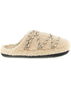 Moon Boot 'teddy Slipper' Mules - Multicolour