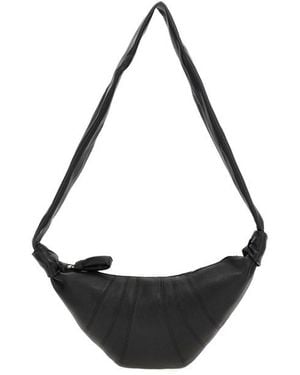 Lemaire 'small Croissant' Shoulder Bag - Black