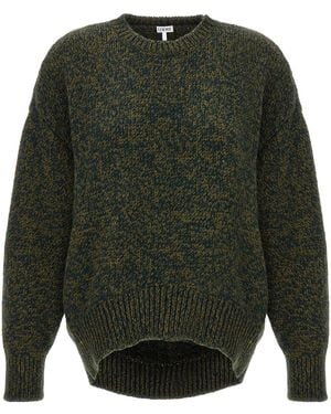 Loewe Trompe L'Oeil Pullover - Grün