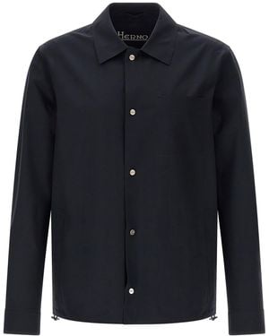 Herno 'essence' Overshirt - Blue
