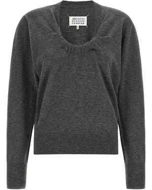 Maison Margiela Twist Wool Jumper - Grey