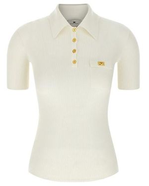 Elisabetta Franchi Polo logo - Bianco
