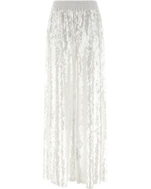 Norma Kamali Hose "Boyfriend Elephant" - Weiß