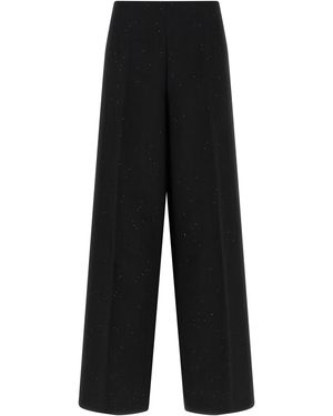 Herno Micro Sequin Trousers - Black