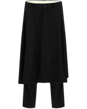Comme des Garçons Comme Des Garçons Homme Plus Hybrid Trousers - Black