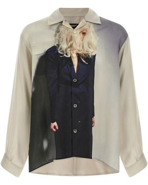 Undercover Photographic Print Shirt - Black