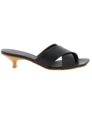 Vicini Mule Pelle - Nero