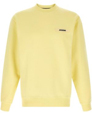 Jacquemus 'le Sweatshirt Gros Grain' Sweatshirt - Yellow