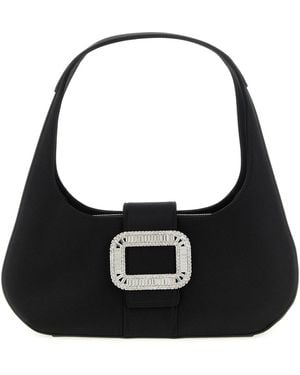 Roger Vivier 'pilgrim' Mini Shoulder Bag - Black