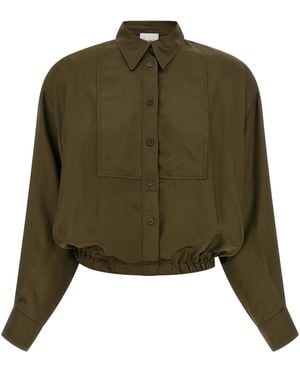 Nude Plastron Shirt - Green