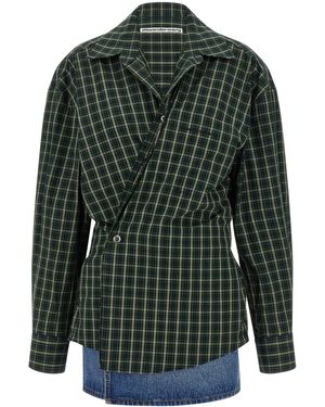 Alexander Wang Wallet Shirt Dress Dresses - Green