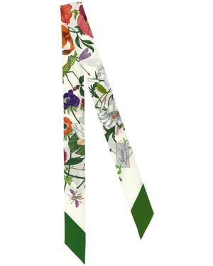 Gucci ' Flora' Scarf - Green