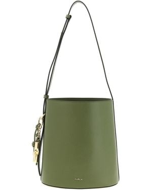 Furla 'Roxie' Small Bucket Bag - Green