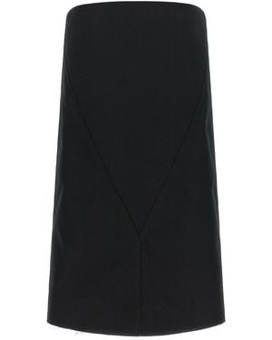 Rick Owens 'cropped Sheath' Dress - Black
