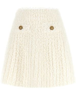 Balmain Rock Aus Plumetis-Tweed - Natur