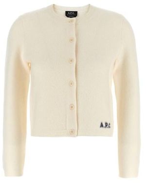 A.P.C. Cardigan 'Mila' - Neutro