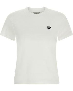 Carhartt 'small Heart' T-shirt - White
