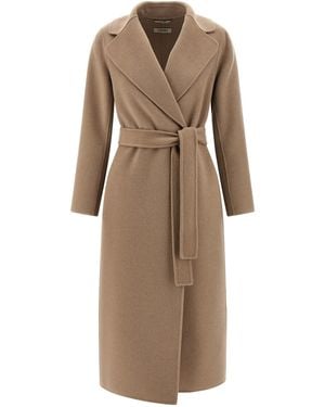 Max Mara 'paola' Coat - Natural