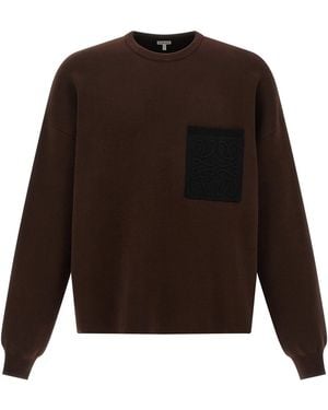 Loewe Anagram 3D Knit - Brown