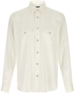 Tom Ford 'western' Shirt - White