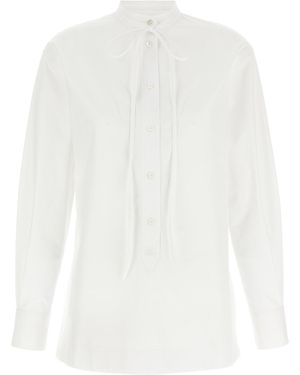 Gucci Camicia 'Double G Embroidery' - Bianco