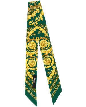 Versace Bandeau 'Barocco' Print - Green