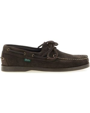 Paraboot 'barth' Boat Shoe - Black