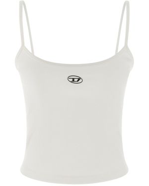 DIESEL 't-hupy-od' Top - White