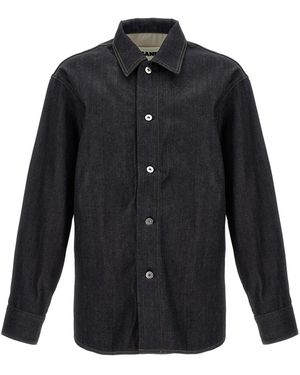Jil Sander Denim Overshirt - Black